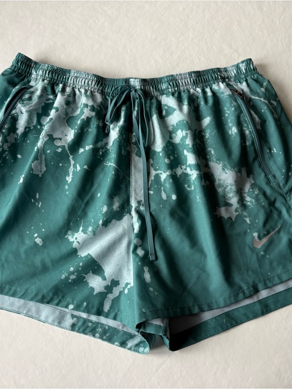 Nike Dri-FIT Running “Mineral Teal” 4” Brief-lined Shorts - men’ medium